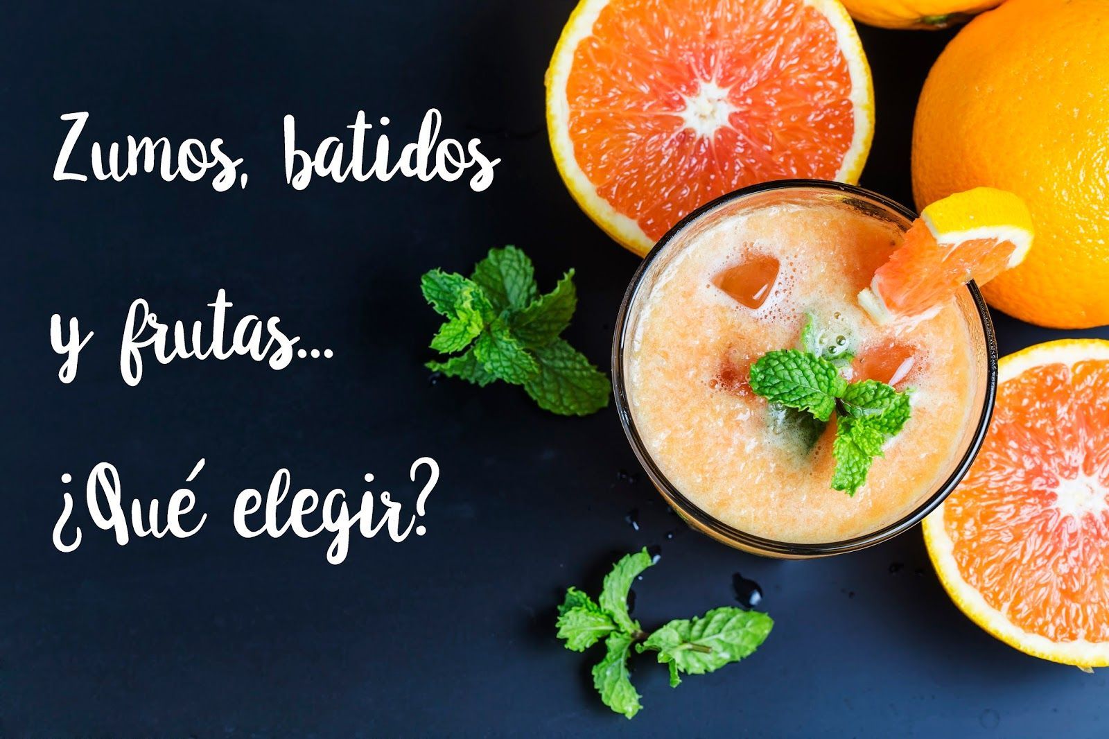 ¿Un zumo o un batido cuentan como ración de fruta o verdura?