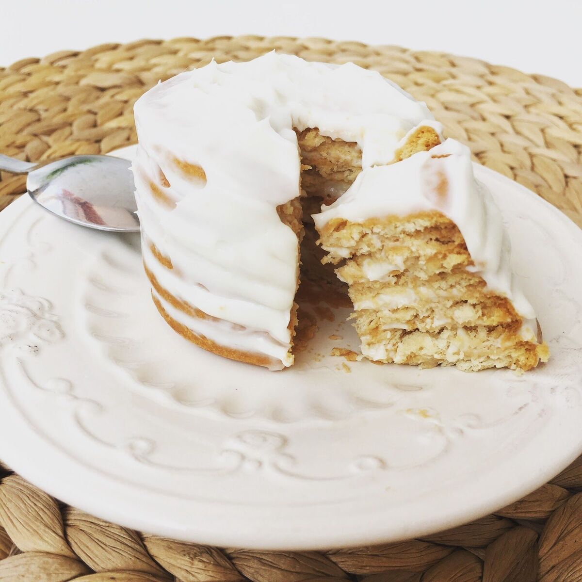 Minitartas de galleta y queso