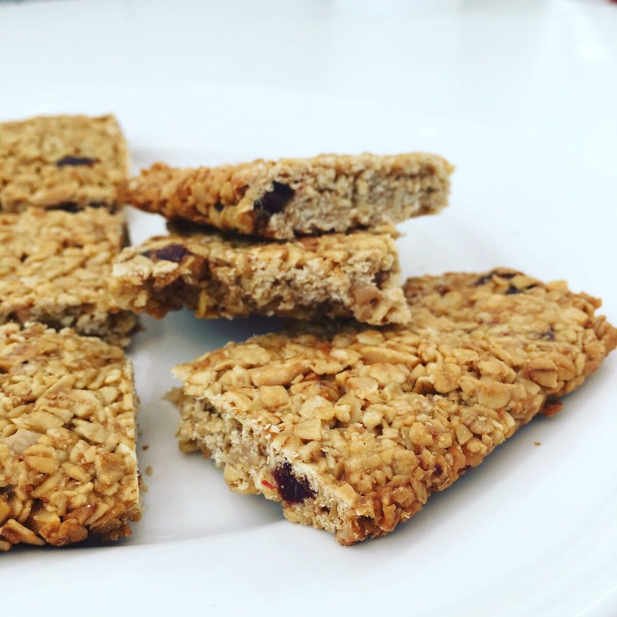 Barritas caseras de cereales y almendras