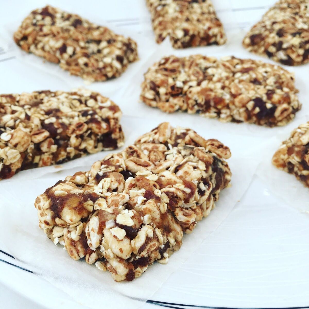 Barritas de cereales sin horno