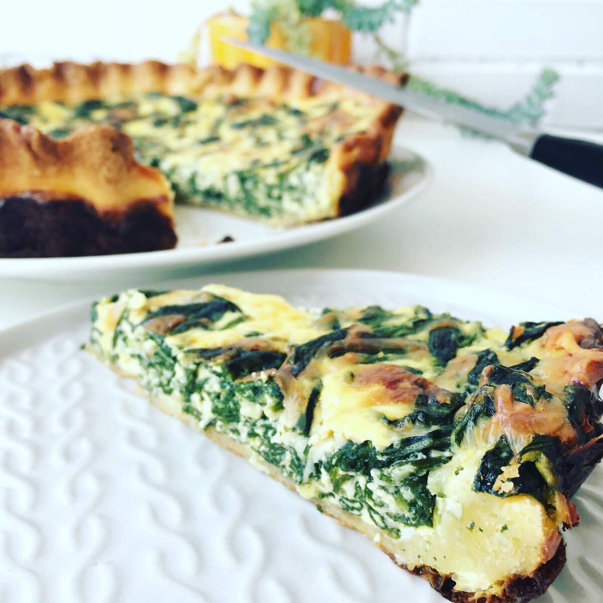 Quiche de espinacas