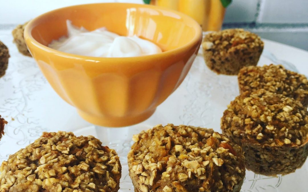 Pastelitos de calabaza y avena