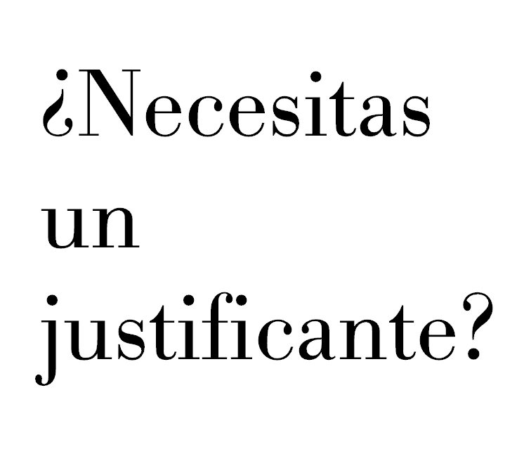 Necesitas un justificante si vives fuera de Salamanca